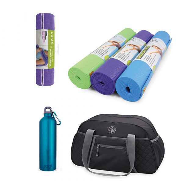Gaiam Duffle Yoga Mat Bag Kit