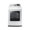 Samsung Electric Dryer in White - 7.4 Cu. Ft - Techlonics