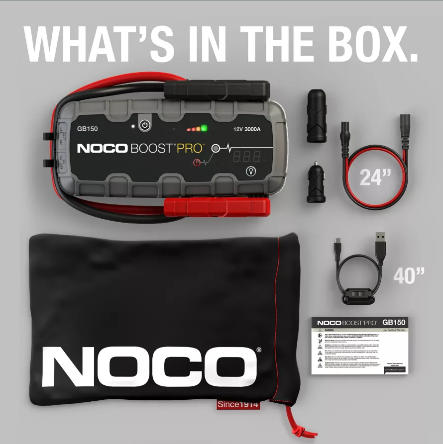 NOCO Boost 150 battery charger