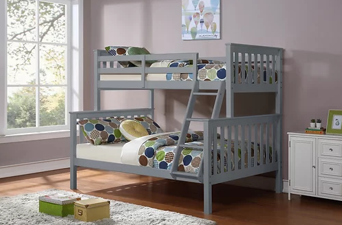 Wooden Twin/Full Bunk Bed