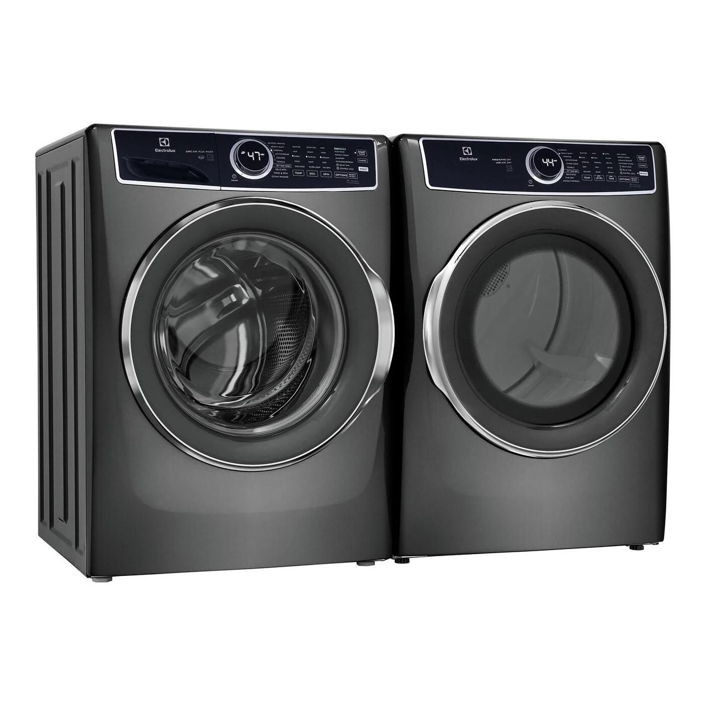 lg washer and dryer side